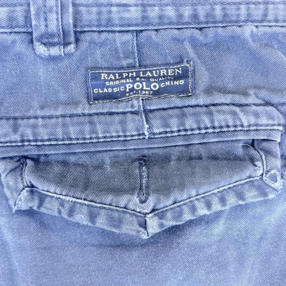 Vintage Polo Ralph Lauren Cargo Shorts Men 40 BlueCotton Rugged Gorpcore Utility